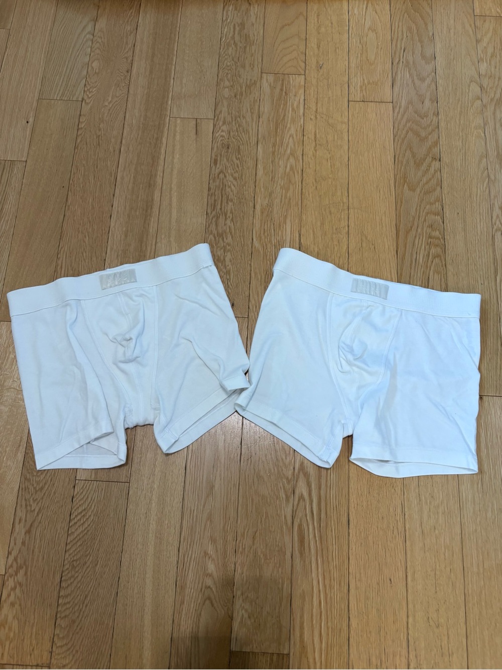 Bundle SKIMS Men's Cotton 3" Boxer Brief White Small Elevated Basics